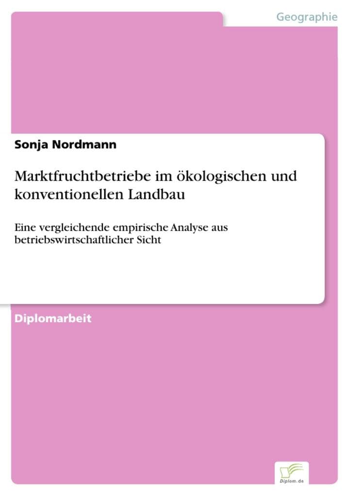 Marktfruchtbetriebe im ökologischen und konventionellen Landbau