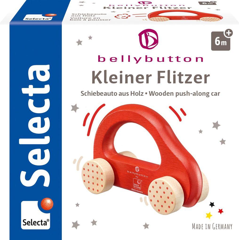 Schmidt Spiele - Selecta - bellybutton by Selecta - Kleiner Flitzer rot, 10 cm