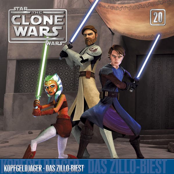 Star Wars, The Clone Wars - Kopfgeldjäger / Das Zillo-Biest, 1 Audio-CD