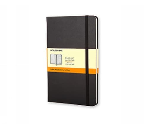 Moleskine Notizbuch, Large/A5, Liniert, Hard Cover, Schwarz