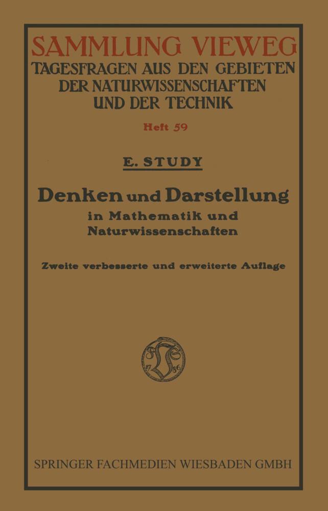 Denken und Darstellung in Mathematik und Naturwissenschaften