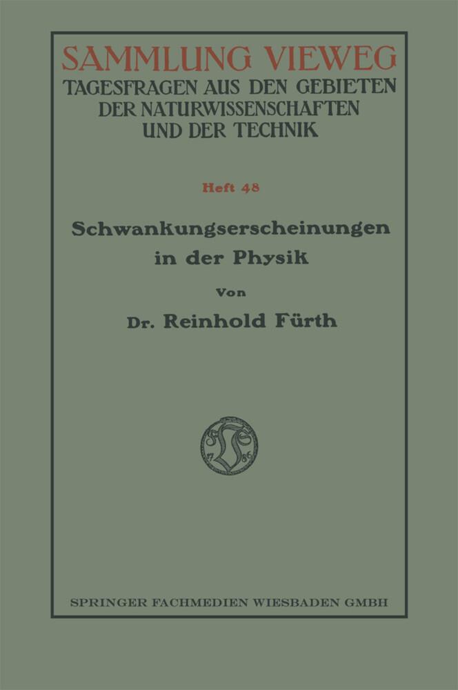 Schwankungserscheinungen in der Physik