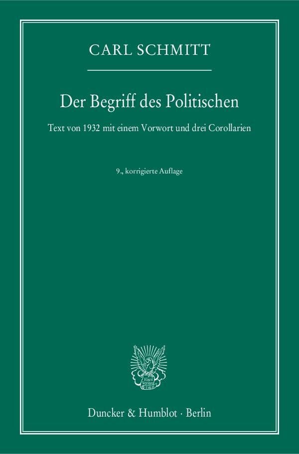 Der Begriff des Politischen.