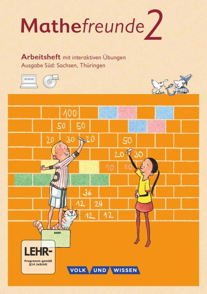 Mathefreunde Süd 2. Schuljahr. Arbeitsheft mit interaktiven Übungen auf scook.de