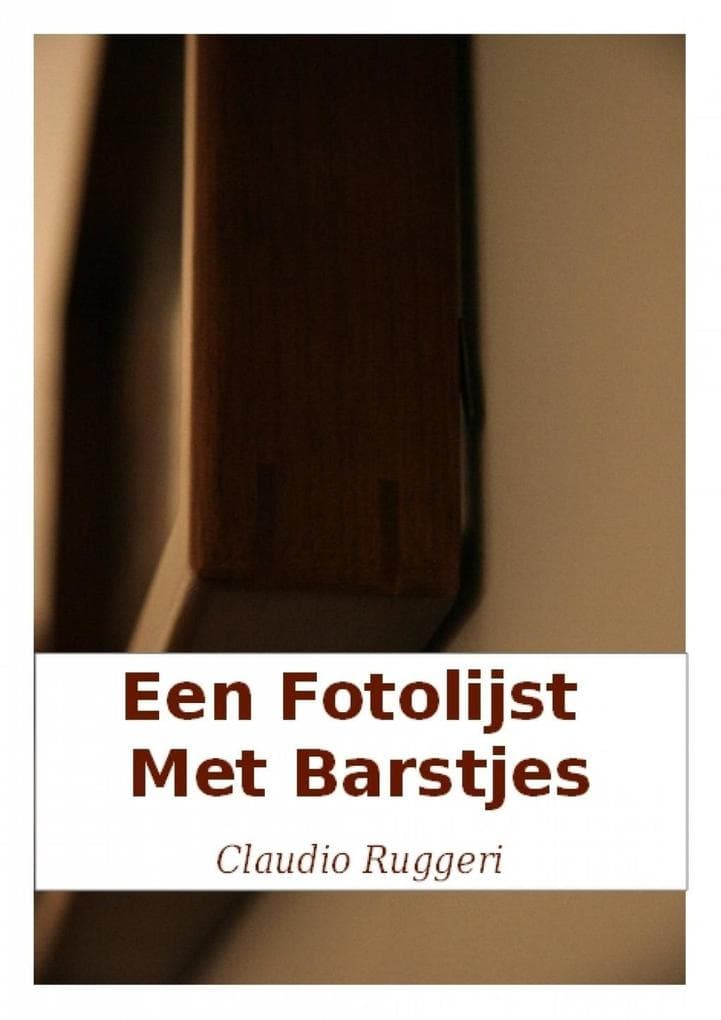 Een Fotolijst Met Barstjes