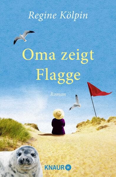 Oma zeigt Flagge