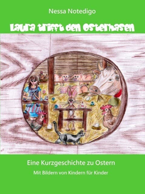 Laura trifft den Osterhasen