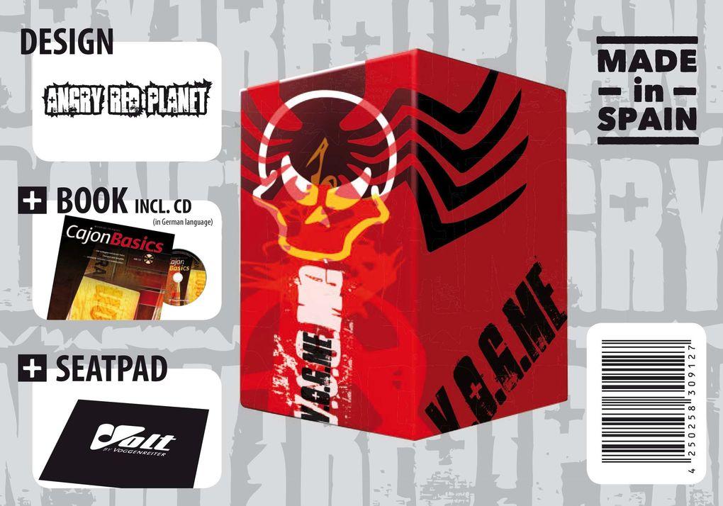 Voggy's - VOLT Cool Cajon Angry Red Planet L
