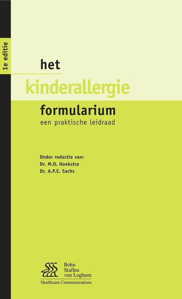 Het kinderallergie formularium