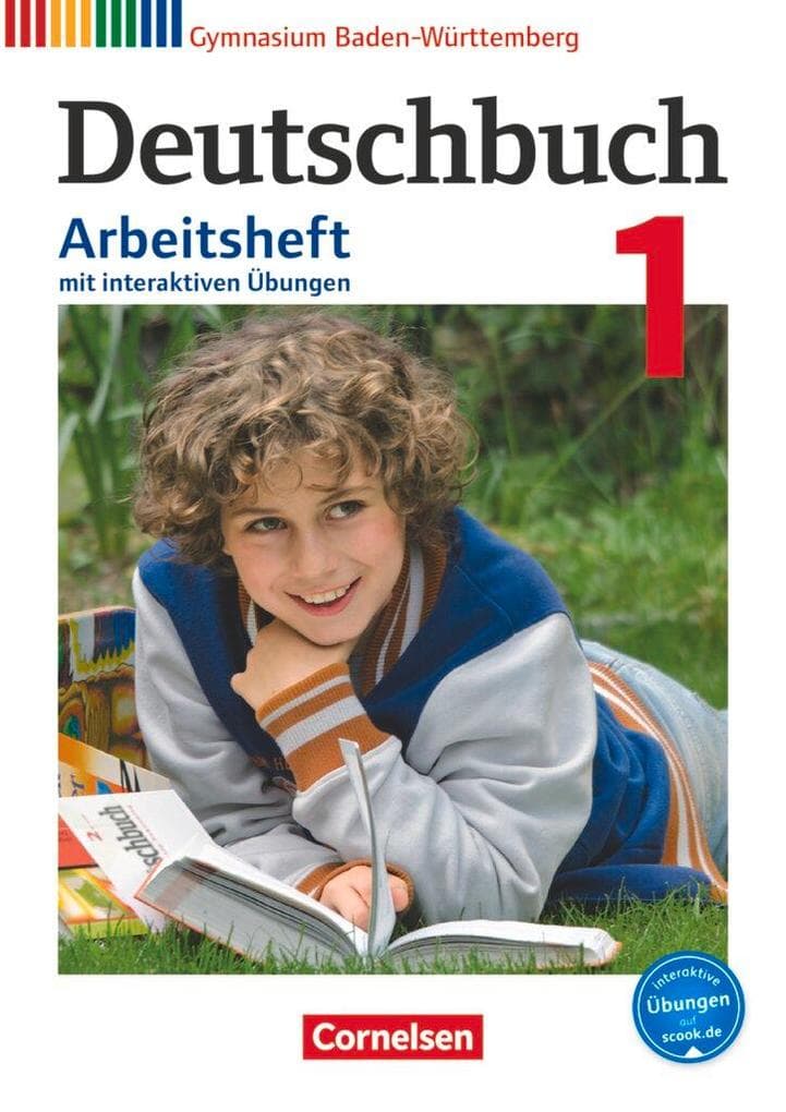 Deutschbuch Gymnasium Band 1: 5. Schuljahr - Bildungsplan 2016- Baden-Württemberg - Arbeitsheft mit Lösungen und interaktiven Übungen auf scook.de