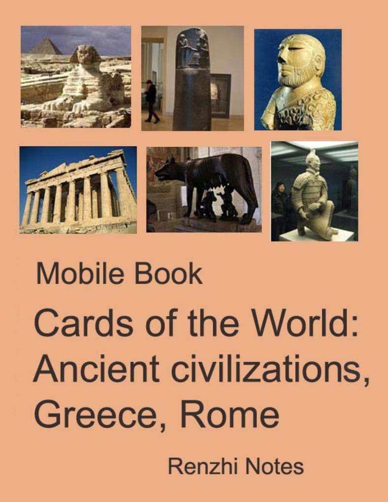 Mobile Book Cards of the World: Ancient Civilizations, Greece, Rome