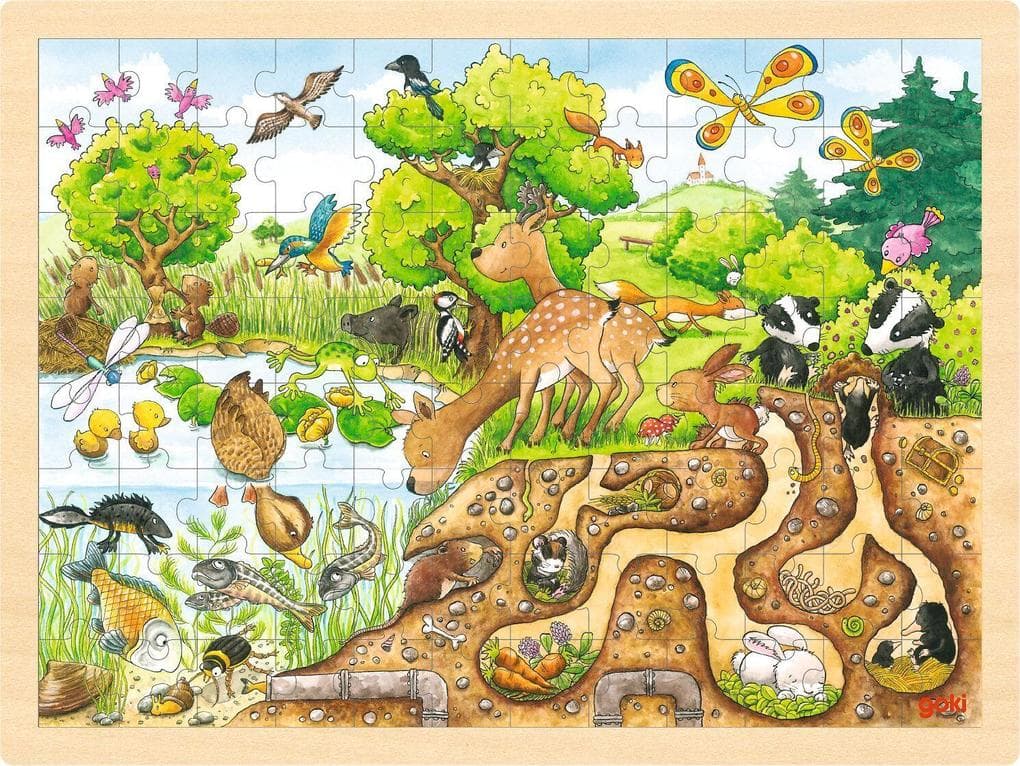 Einlegepuzzle Erlebnis Natur