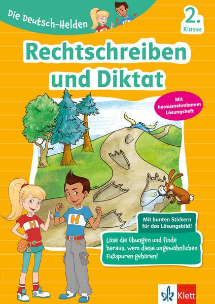 Die Deutsch-Helden Rechtschreiben und Diktat 2. Klasse