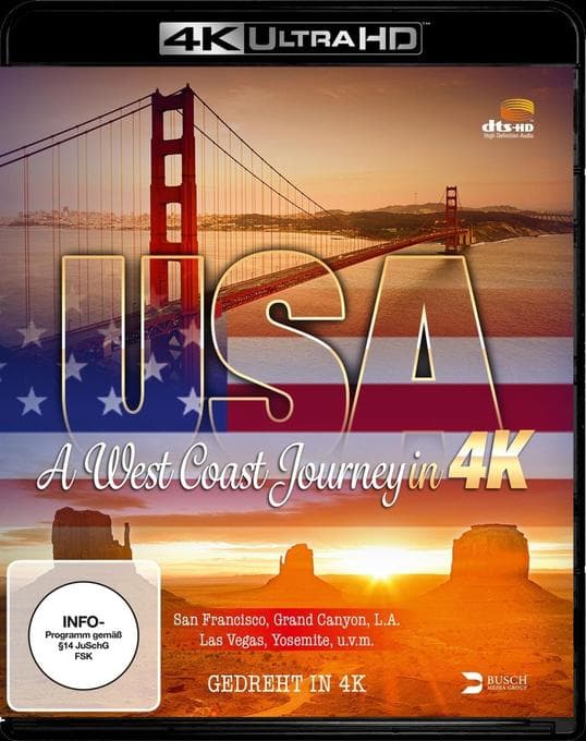 USA A West Coast Journey 4K, 1 UHD-Blu-ray