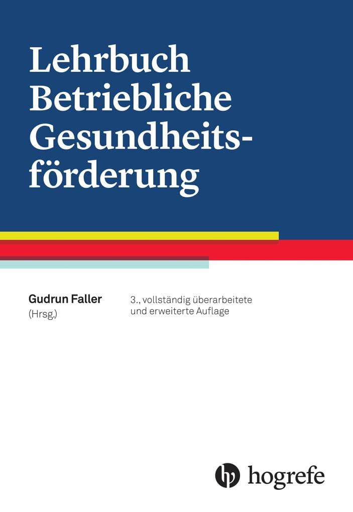 Lehrbuch Betriebliche Gesundheitsförderung