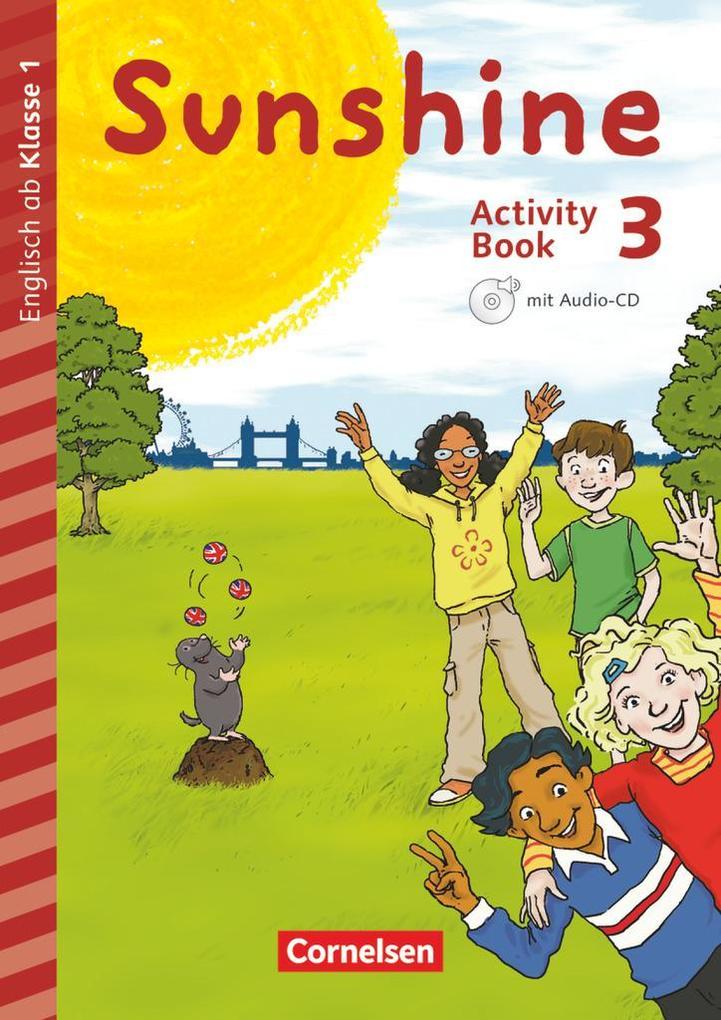 Sunshine - Early Start Edition 3. Schuljahr - Nordrhein-Westfalen - Activity Book mit Audio-CD, Minibildkarten und Faltbox