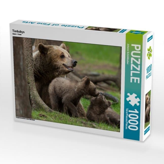 CALVENDO Puzzle Tierbabys 1000 Teile Lege-Größe 64 x 48 cm Foto-Puzzle Bild von Johann Schörkhuber