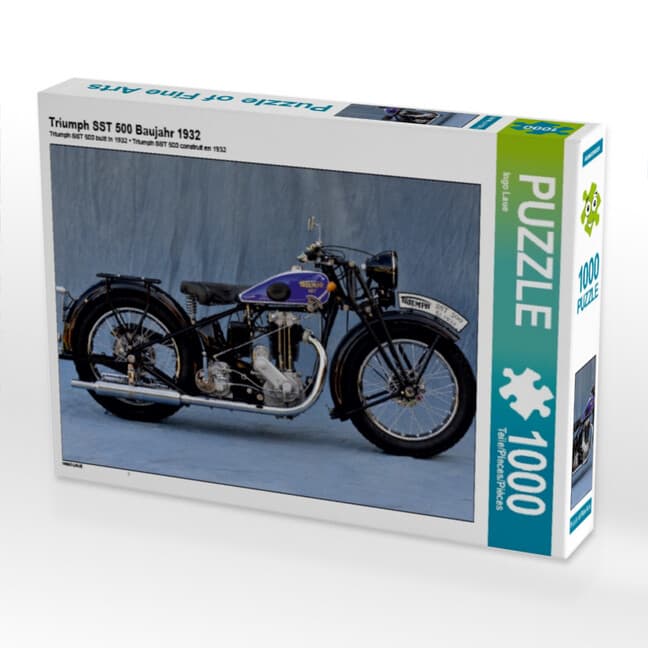 CALVENDO Puzzle Triumph SST 500 Baujahr 1932 1000 Teile Lege-Größe 64 x 48 cm Foto-Puzzle Bild von I