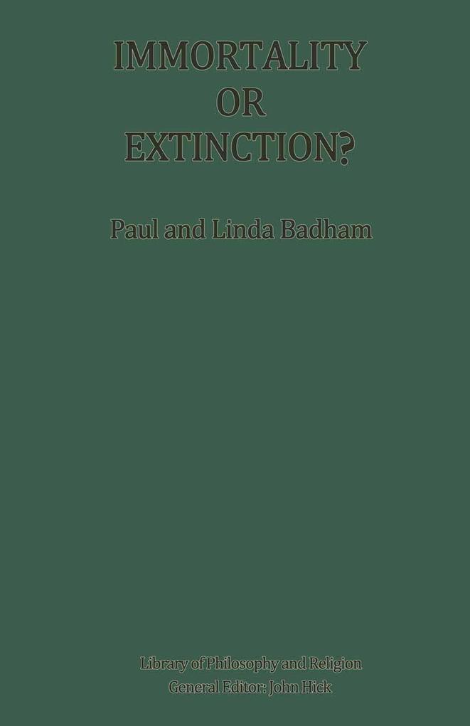 Immortality or Extinction?