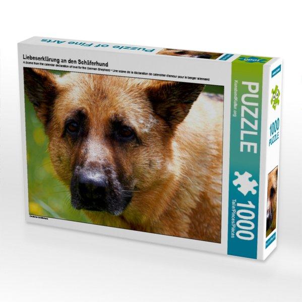 Liebeserklärung an den Schäferhund (Puzzle)