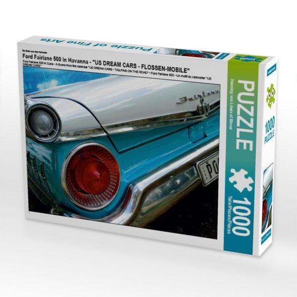 Ford Fairlane 500 in Havanna - Ein Motiv aus dem Kalender "US DREAM CARS - FLOSSEN-MOBILE" (Puzzle)