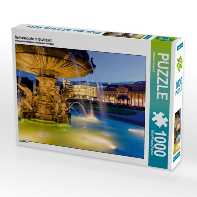 Schlossplatz in Stuttgart (Puzzle)