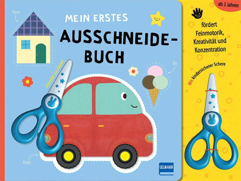 Mein erstes Ausschneidebuch, m. kindersicherer Schere