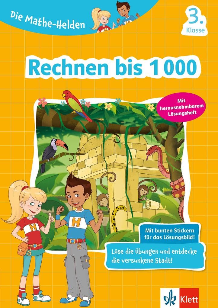 Klett Die Mathe-Helden Rechnen bis 1000 3. Klasse