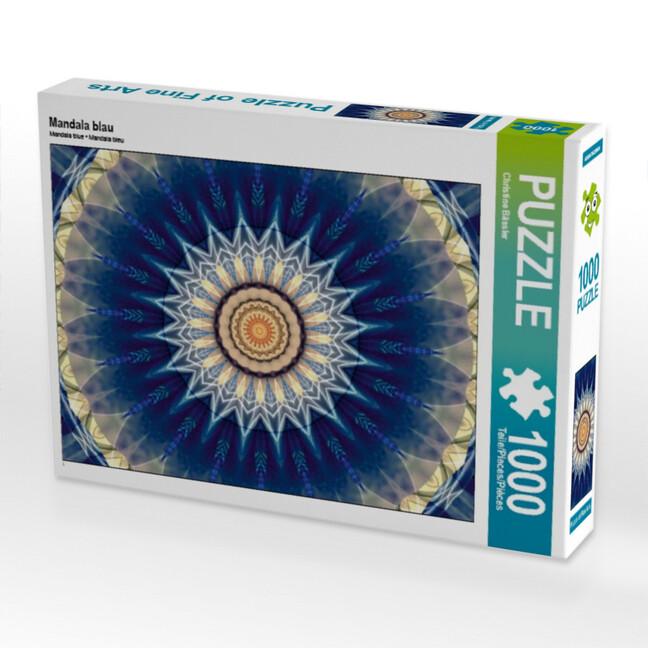 Mandala blau (Puzzle)