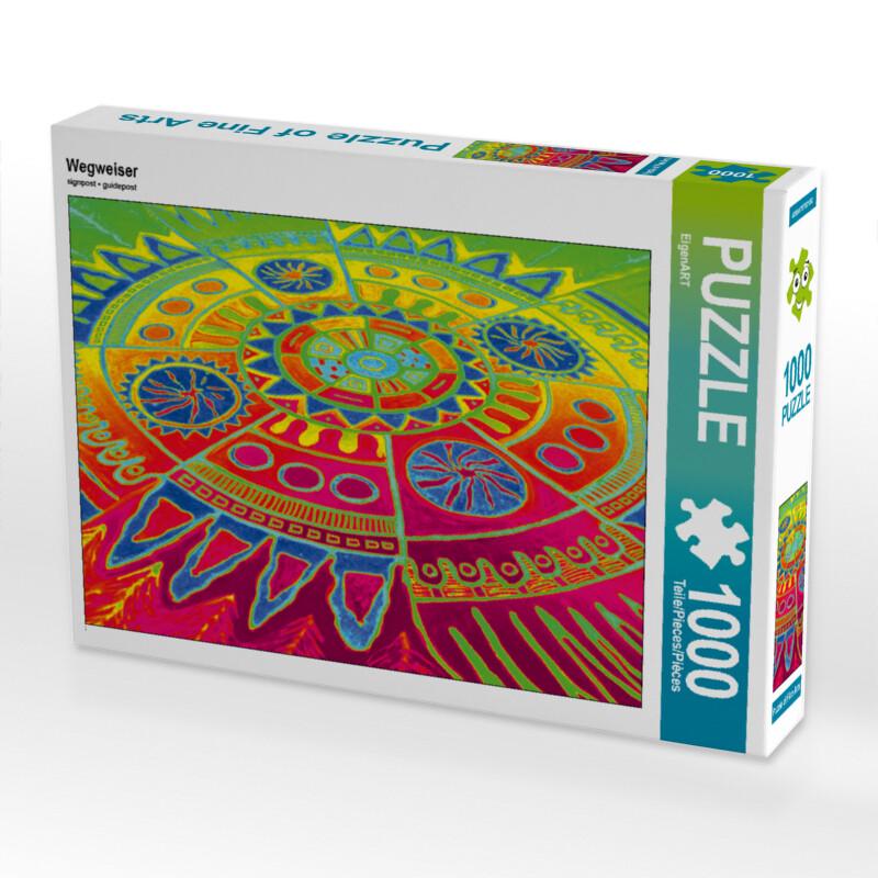 CALVENDO Puzzle Wegweiser 1000 Teile Lege-Größe 64 x 48 cm Foto-Puzzle Bild von EigenART