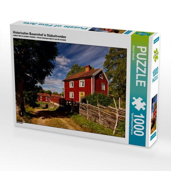 Historischer Bauernhof in Südschweden (Puzzle)
