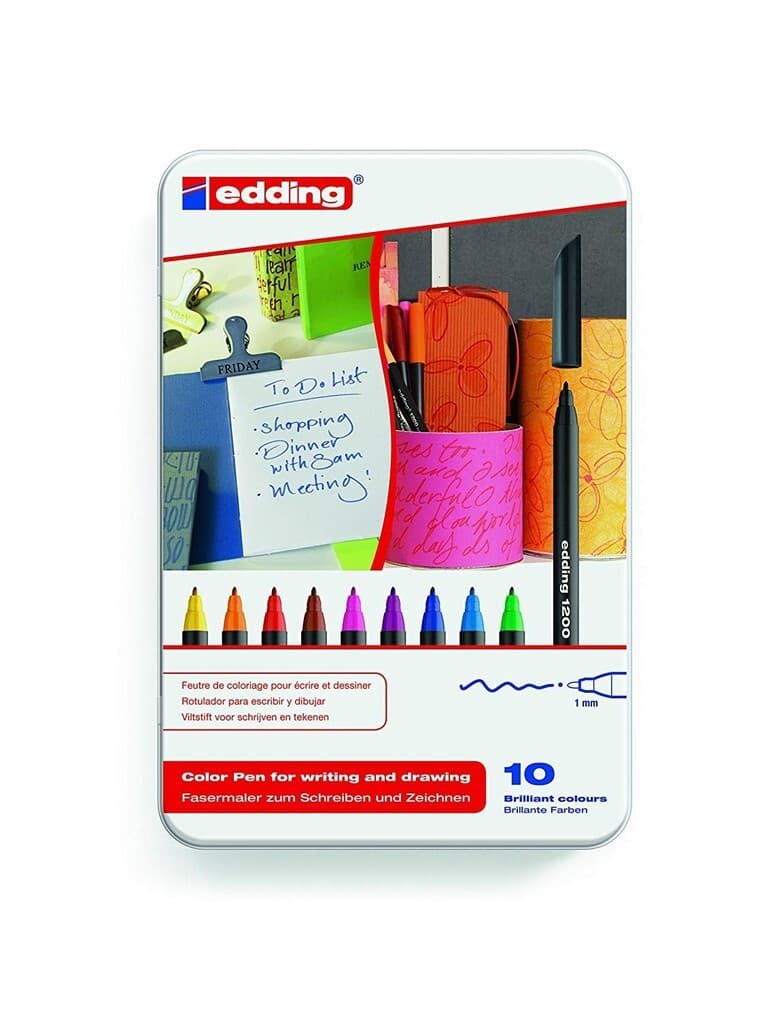 edding Fasermaler Color Pen 10er Set