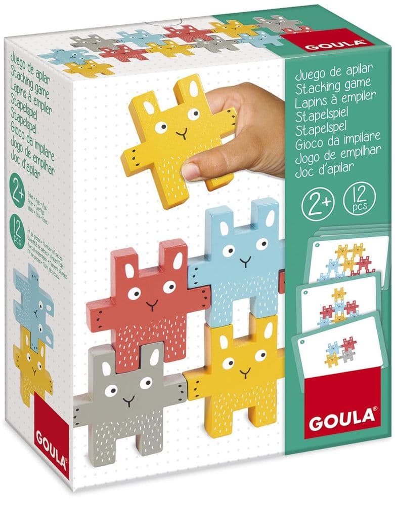 Goula Häschen-Stapelspiel 12-teilig