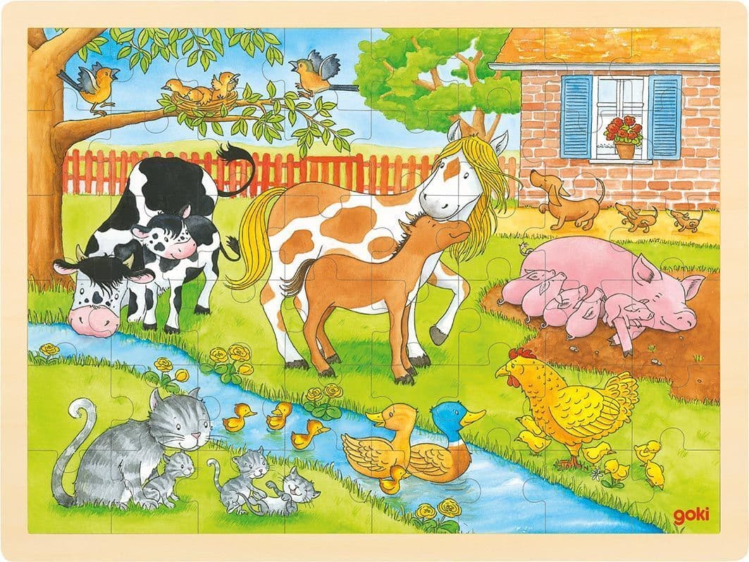 Leben auf dem Bauernhof (Kinderpuzzle)