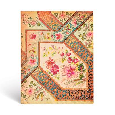 Paperblanks Filigree Floral Ivory Lyon Florals Softcover Flexi Ultra Lined 176 Pg 100 GSM