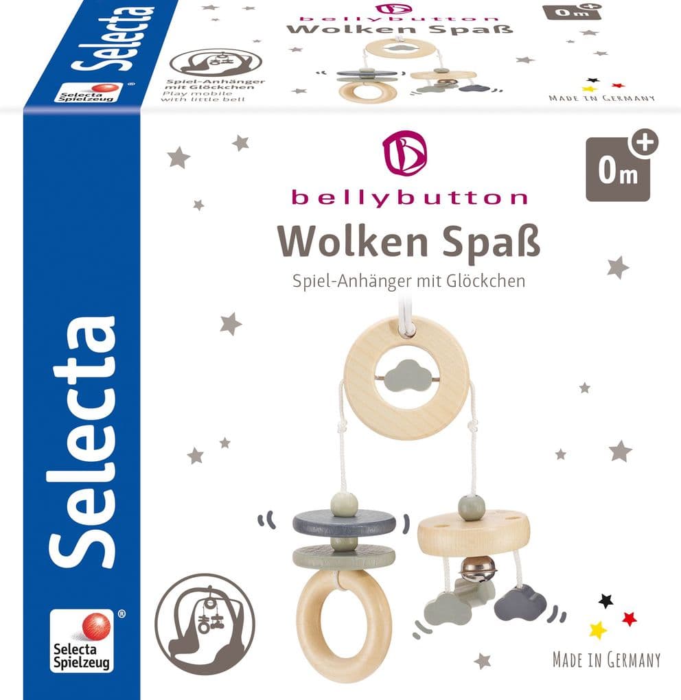 Schmidt Spiele - Selecta - bellybutton by Selecta - Wolken Spaß, 15,5 cm