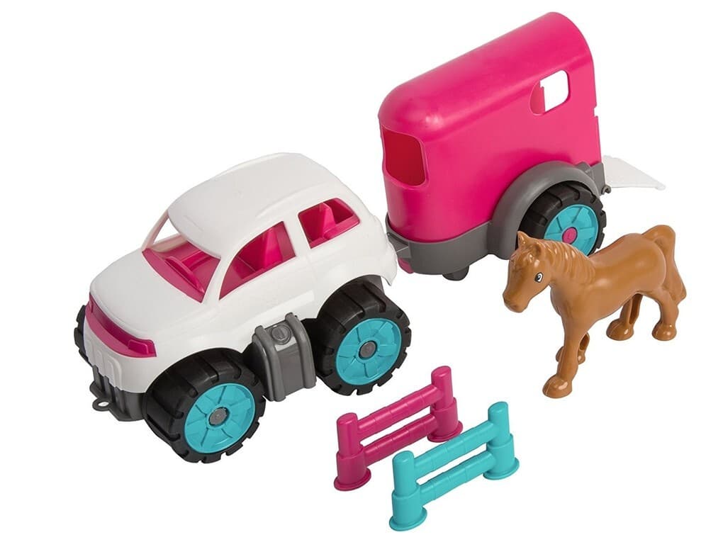 BIG 800055793 - PW Mini, Ponytransporter Set, Fahrzeug