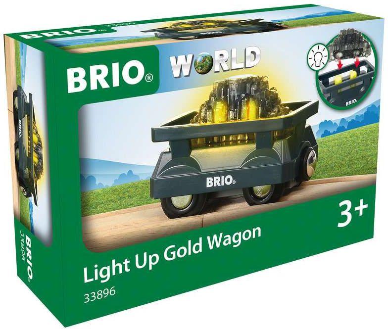 BRIO - Goldwaggon mit Licht