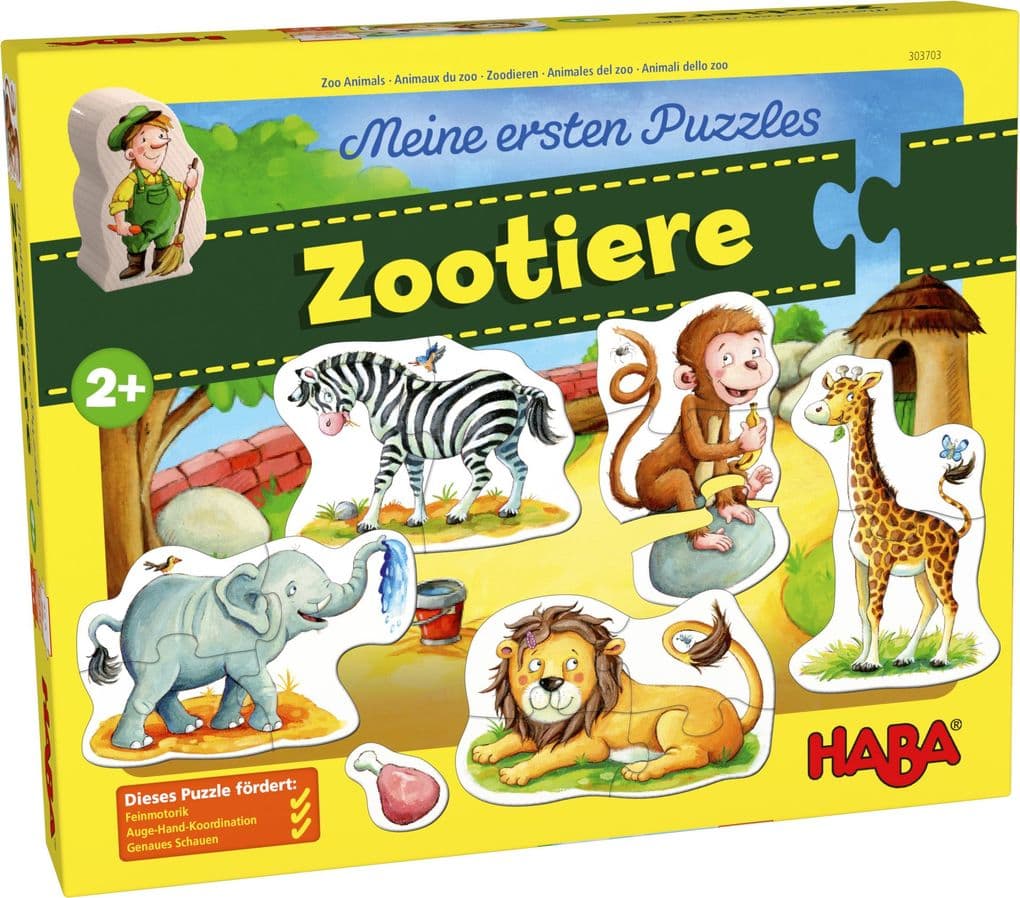 HABA - Meine ersten Puzzles - Zootiere