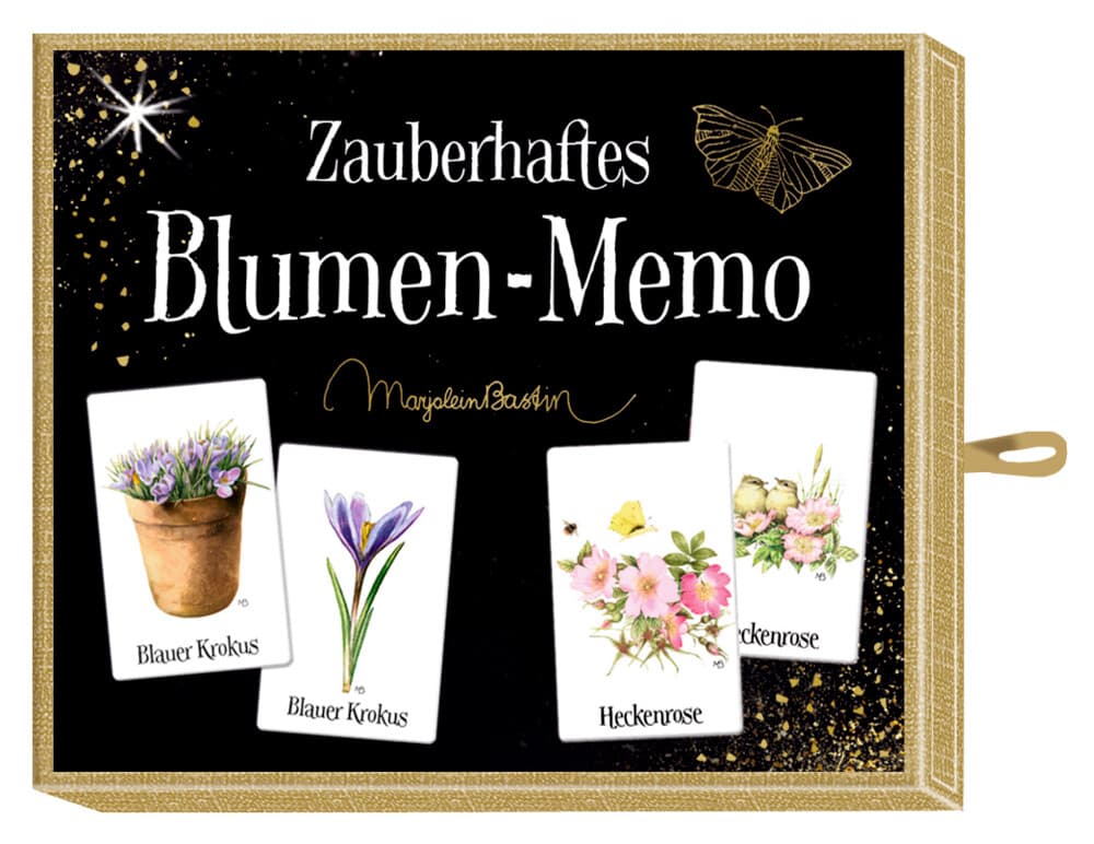 Coppenrath - Marjolein Bastin - Schachtelspiel: Zauberhaftes Blumen-Memo