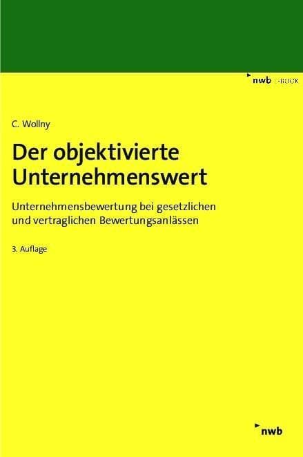 Der objektivierte Unternehmenswert