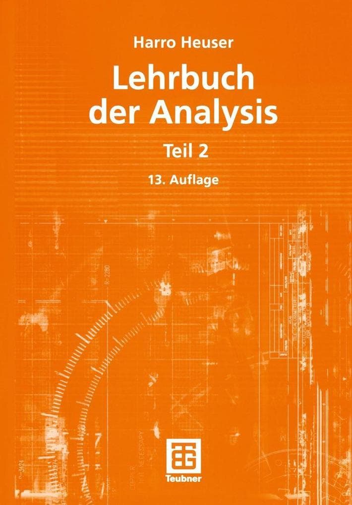 Lehrbuch der Analysis