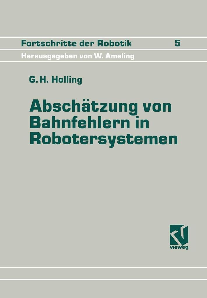 Abschätzung von Bahnfehlern in Robotersystemen