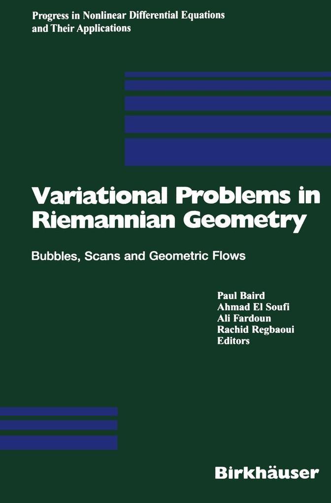 Variational Problems in Riemannian Geometry