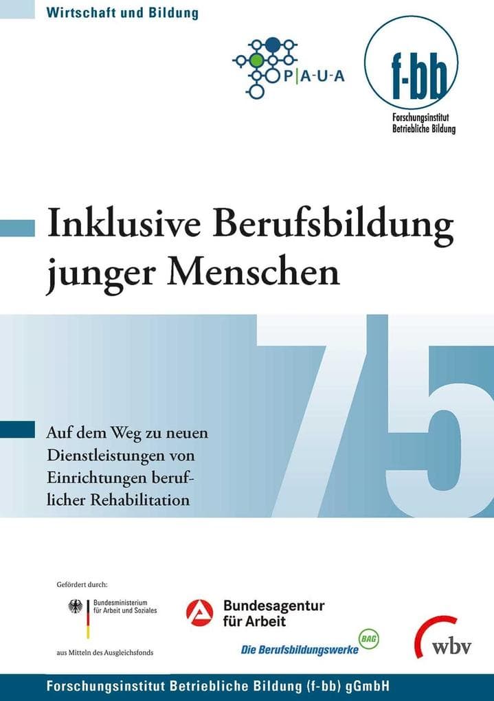 Inklusive Berufsbildung junger Menschen