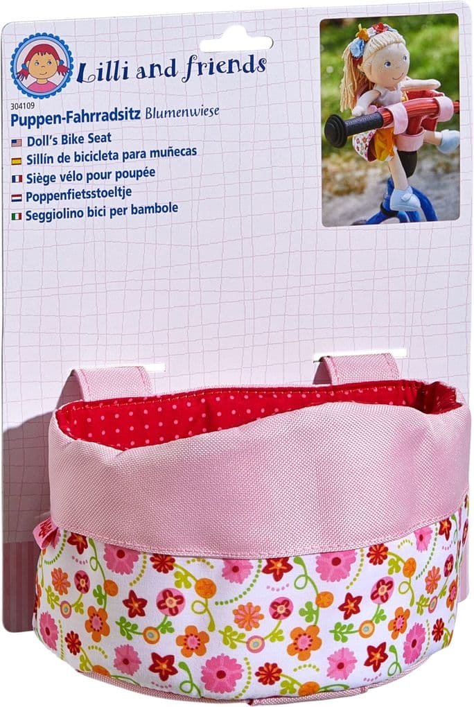 HABA - Puppen-Fahrradsitz Blumenwiese