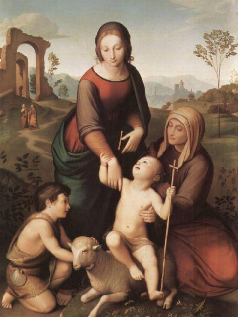 Friedrich Overbeck - Maria und Elisabeth mit dem Jesus- und Johannesknaben - 500 Teile (Puzzle)