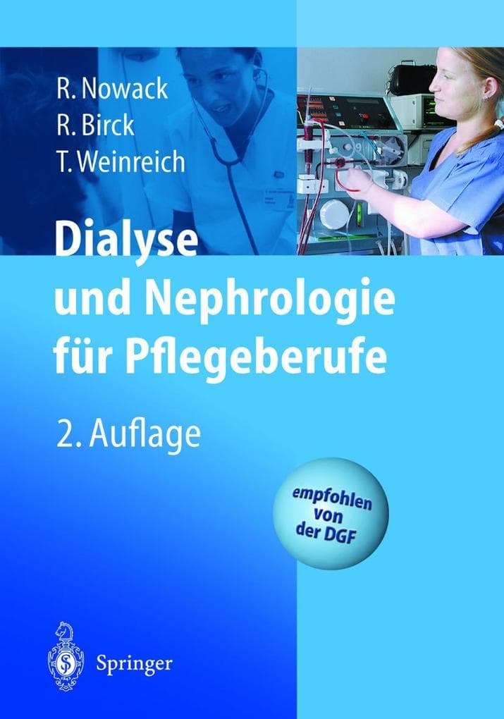 Dialyse und Nephrologie für Pflegeberufe