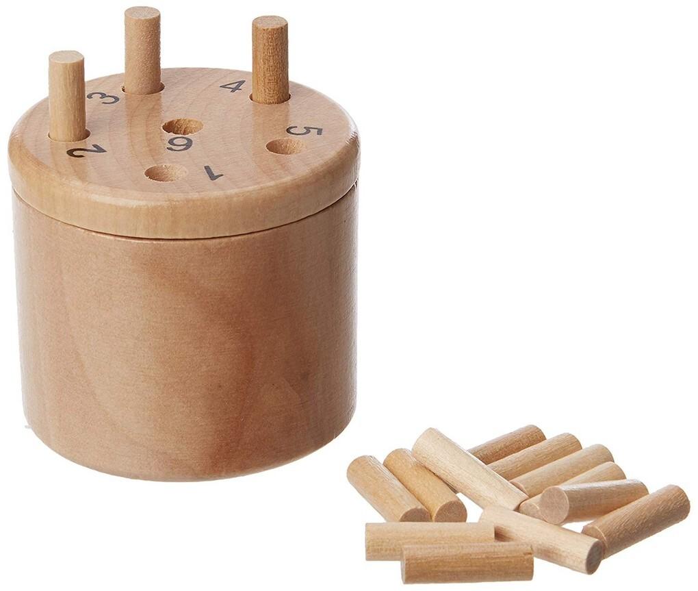 Philos 6337 - Würfelfass, klein, Logikspiel, Geschicklichkeitsspiel, Familienspiel