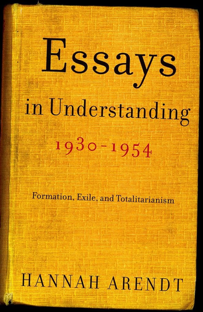 Essays in Understanding, 1930-1954